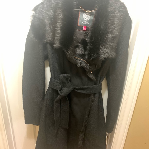 Vince Camuto Belted Wool Jacket - Picture 4 of 5